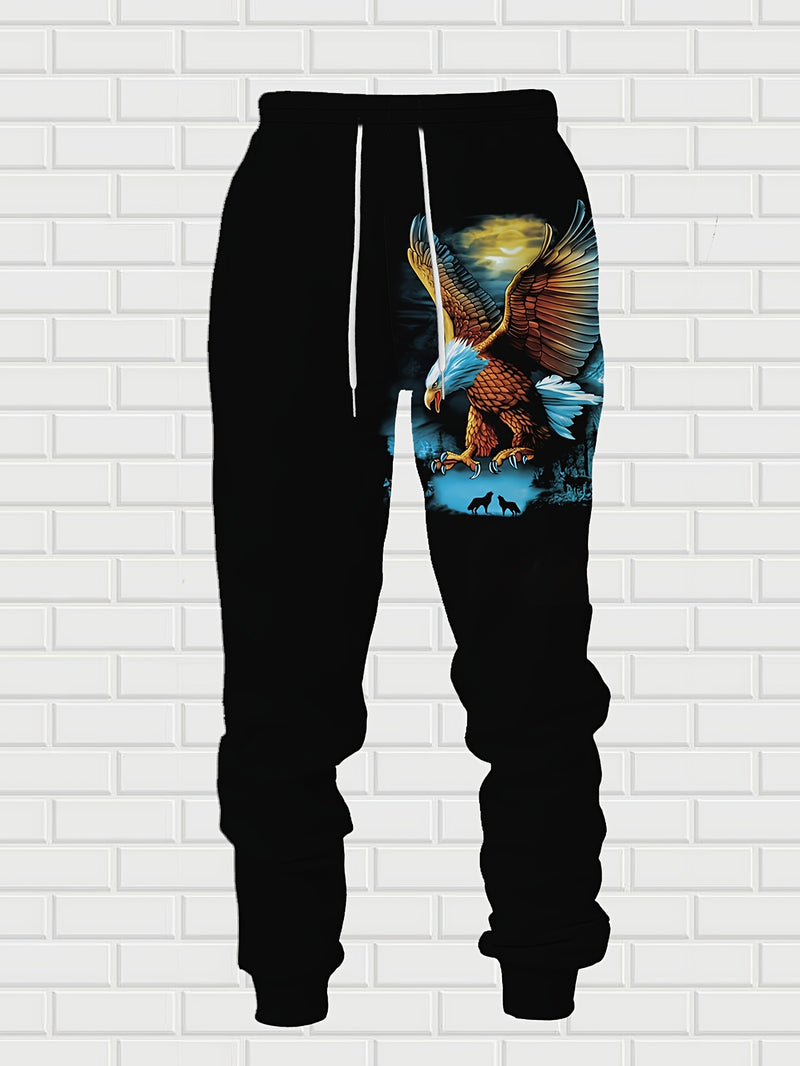 Men's Hoodie and Sweatpants 2pcs Set for Winter.