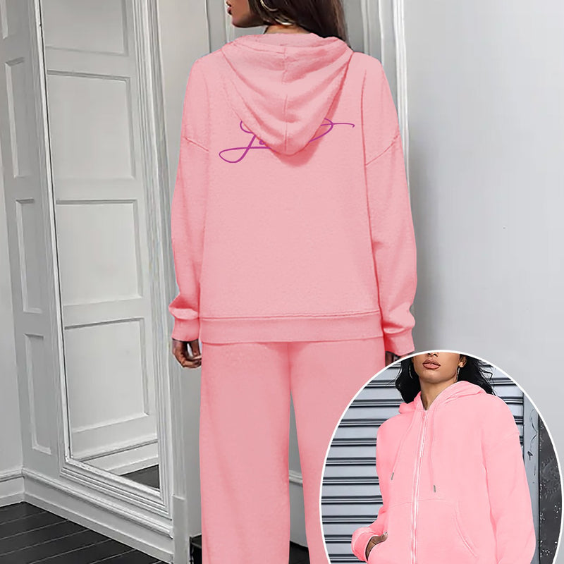 Women’s Graphic Print 2pcs Set, Hoodie & Pants.