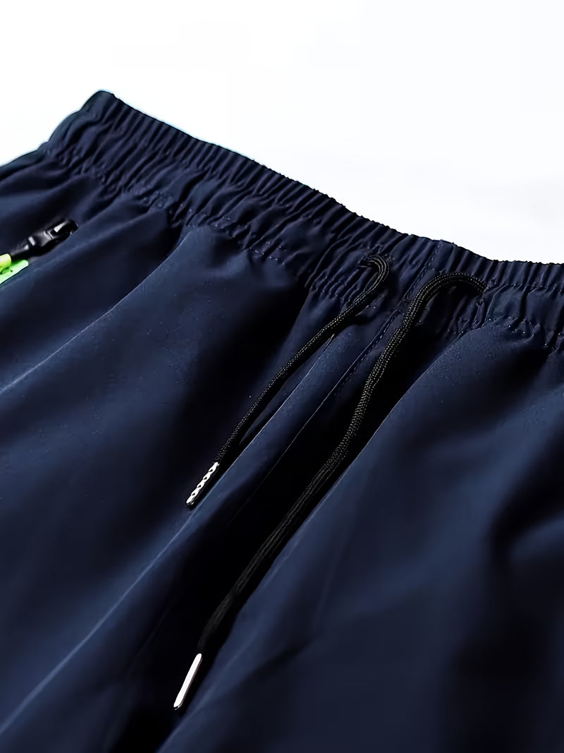 Men's Heavy-Duty Work Pants with Zipper Pockets.