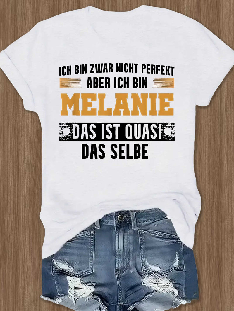 Women's T-Shirt with Short Sleeves.