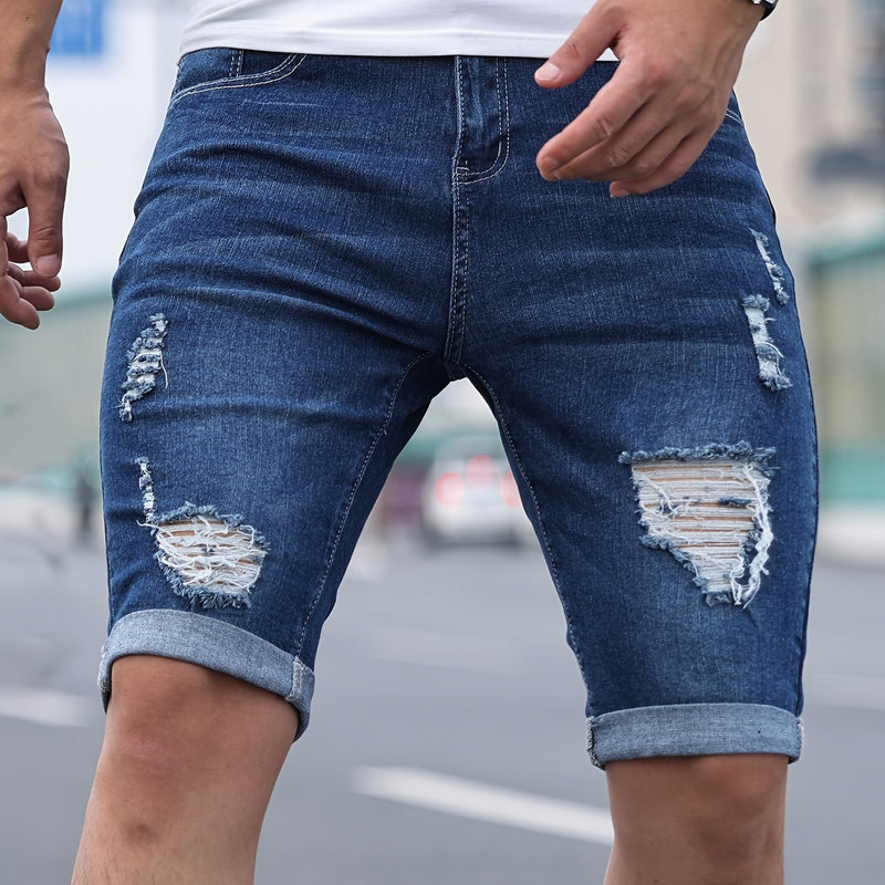 Men'S Denim Shorts.