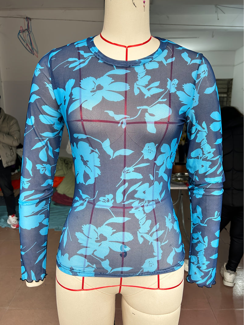 Women’s New Fashion Elegant Minimalist Daily Versatile Floral Print.