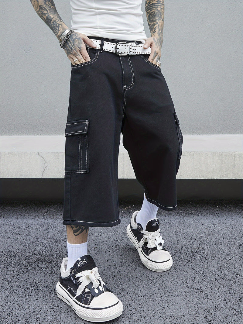 Men's Denim Shorts.