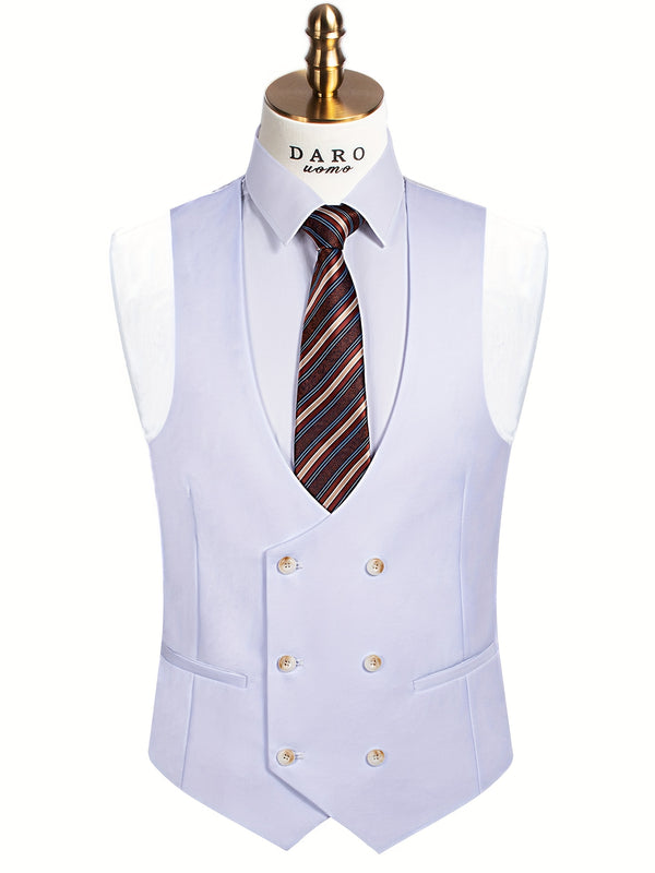 Business Casual 2-Button 3pcs Suit Set.