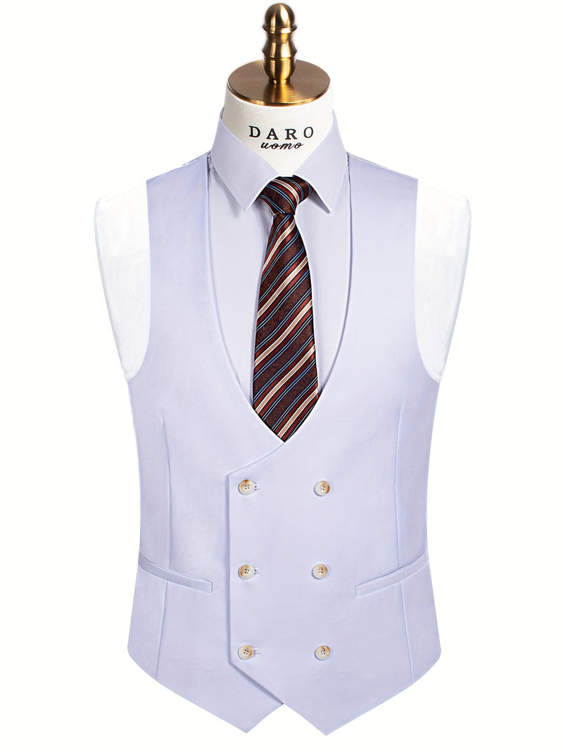 Business Casual 2-Button 3pcs Suit Set.