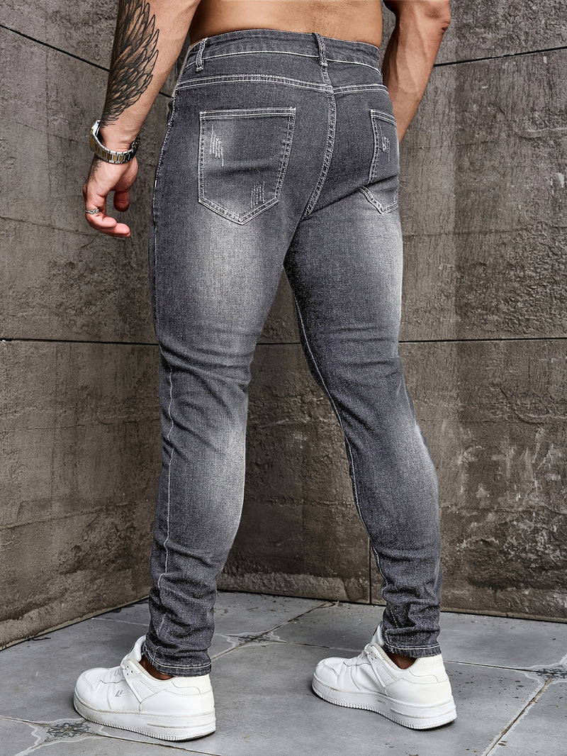 Men's Slim Fit Denim Pants.