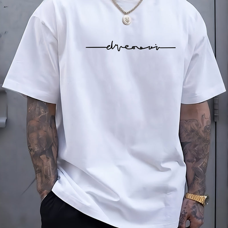 Men's Plus Size Short Sleeve T-Shirt.