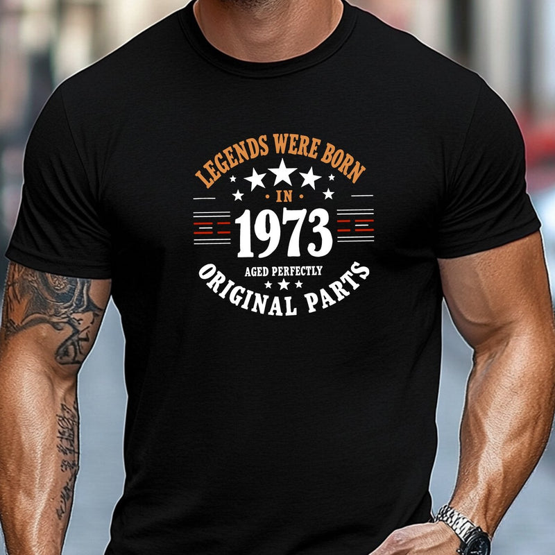 Men's Casual Crew Neck Short T-Shirt.