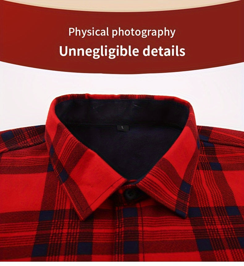 Men's Flannel Checkered Shirt.