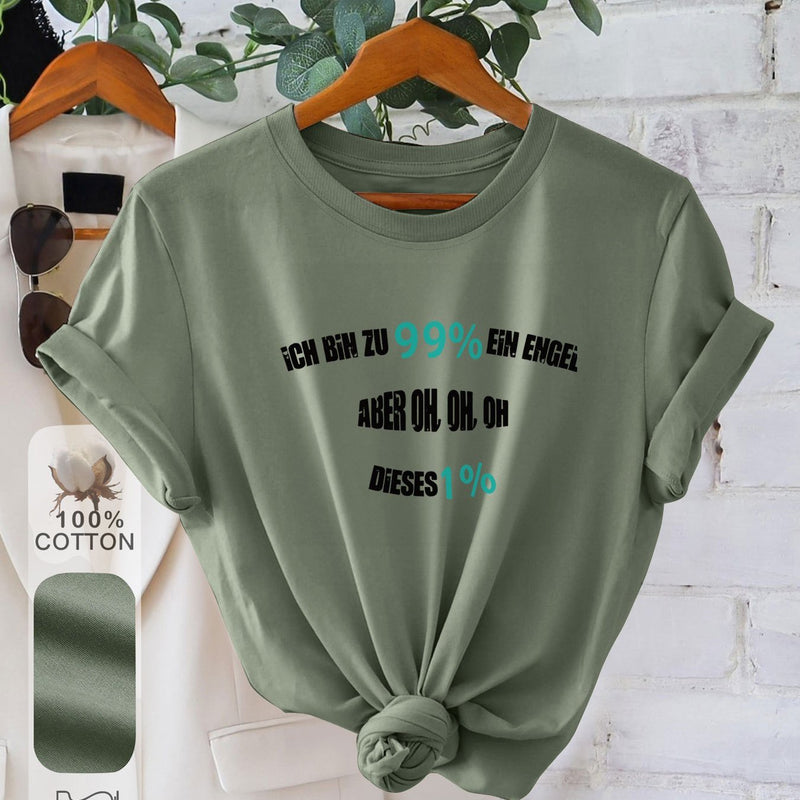 Women’s graphic print t-shirt.