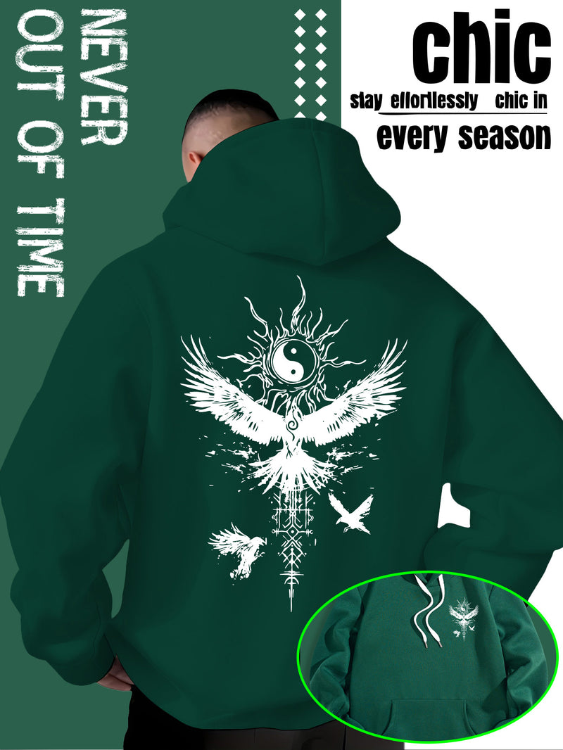 Men's Hooded Sweatshirt.