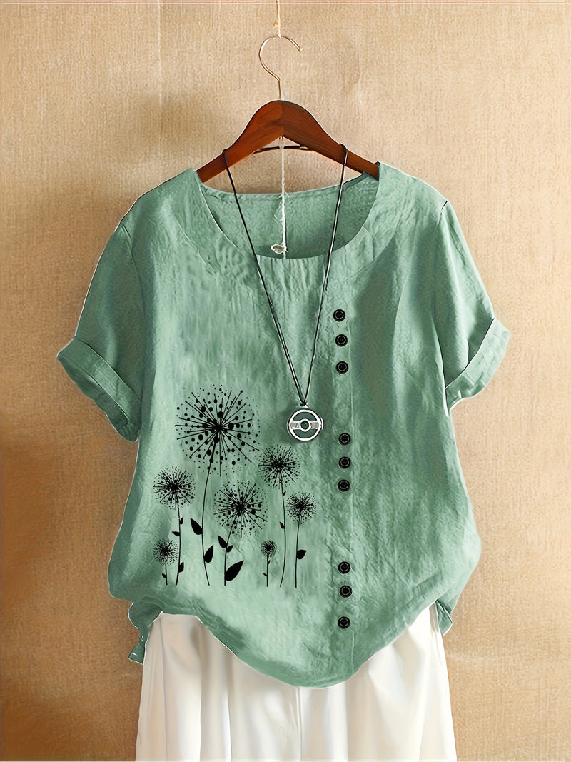 Women’s Casual Short Sleeve T-Shirt.