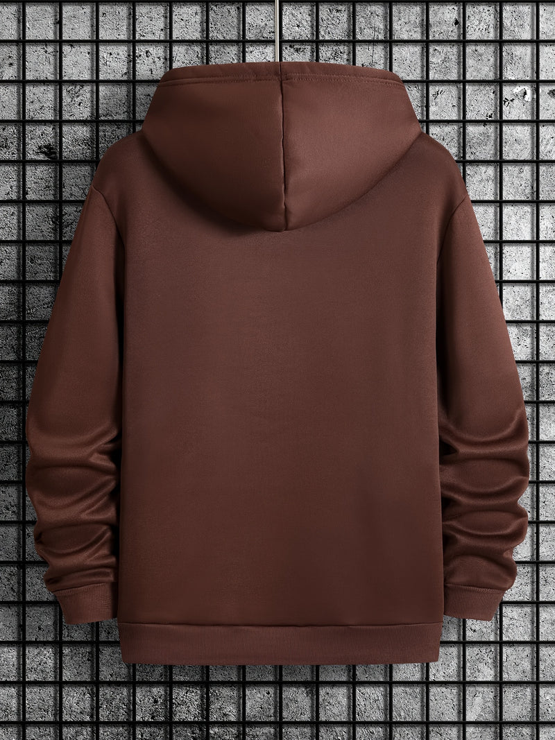 Men's Casual Polyester Hoodie.