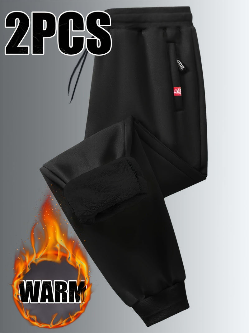 This Two-Piece Fleece Jogger Set Is Perfect for Both Men And Women.