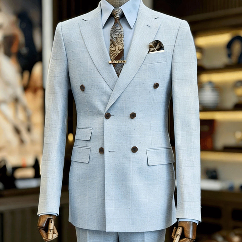 Men'S Premium New Two-Piece Suit Set Suit Jacket + Trousers.