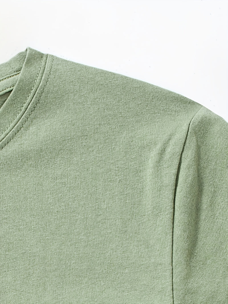 Women's Casual Crew Neck T-Shirt with "SUNSHINE" Graphic Print.