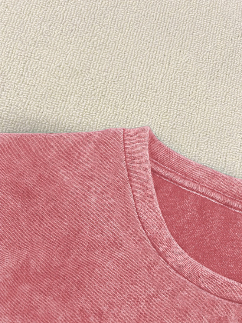 Women’s Graphic T-Shirt - Retro Casual Short Sleeve.