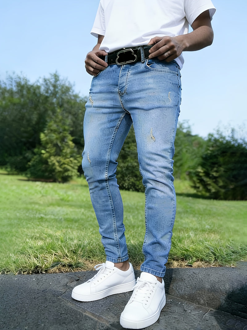 Men's Fashion Stretch Denim Pants, Versatile Classic Gift for All Seasons.