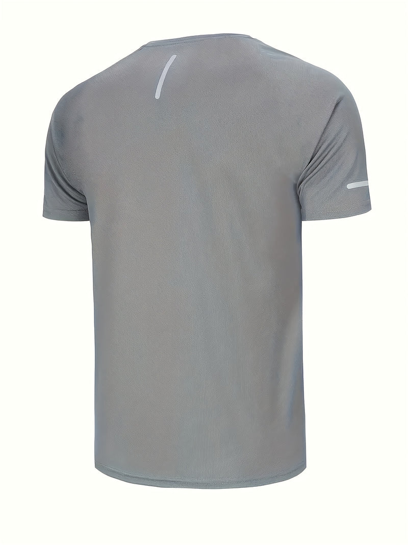5pcs Men's Quick-Dry Sports T-Shirts.