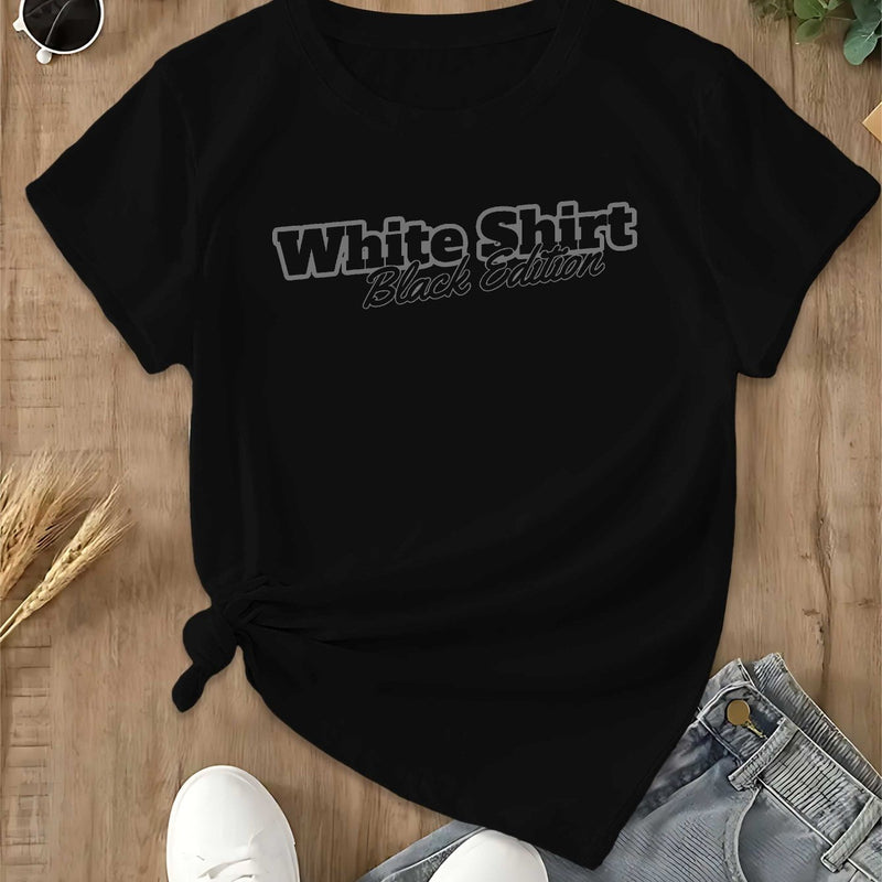 Women's T-Shirt with Short Sleeves.