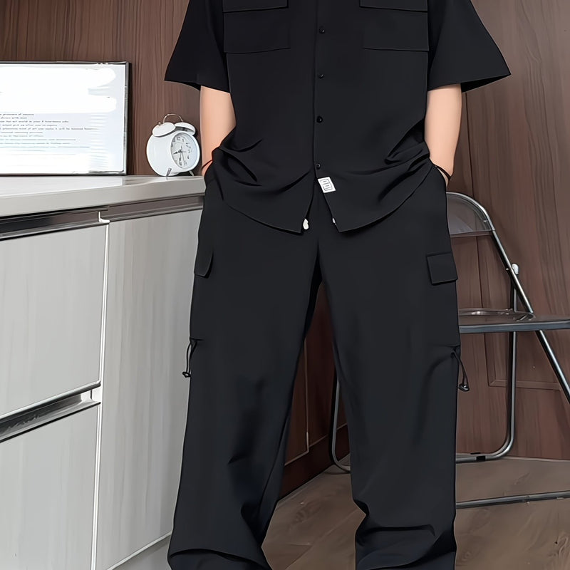 A Two-Piece Men's Casual Outfit.