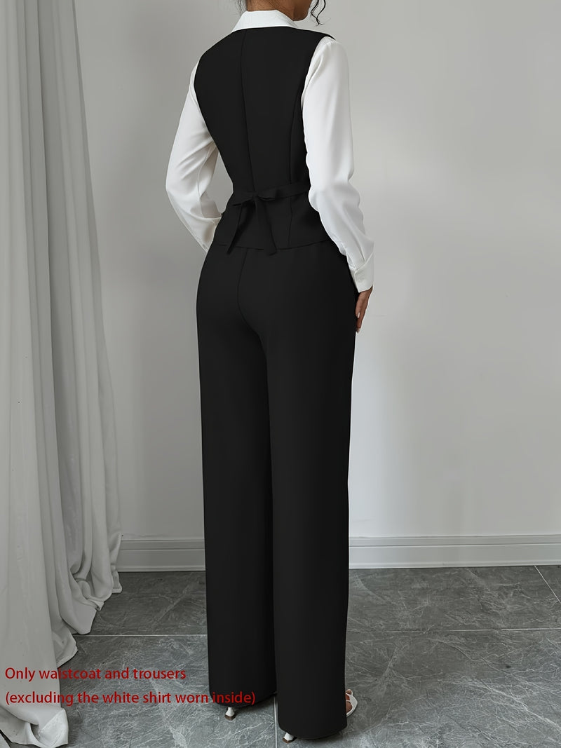 New Summer Women's Casual Elegant Chic Solid Color Sleeveless.