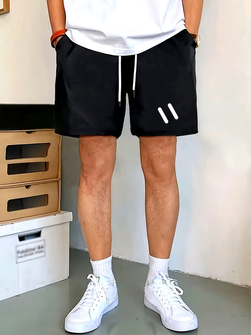 A Set of Three Print Designs for Men'S Casual Sportswear.