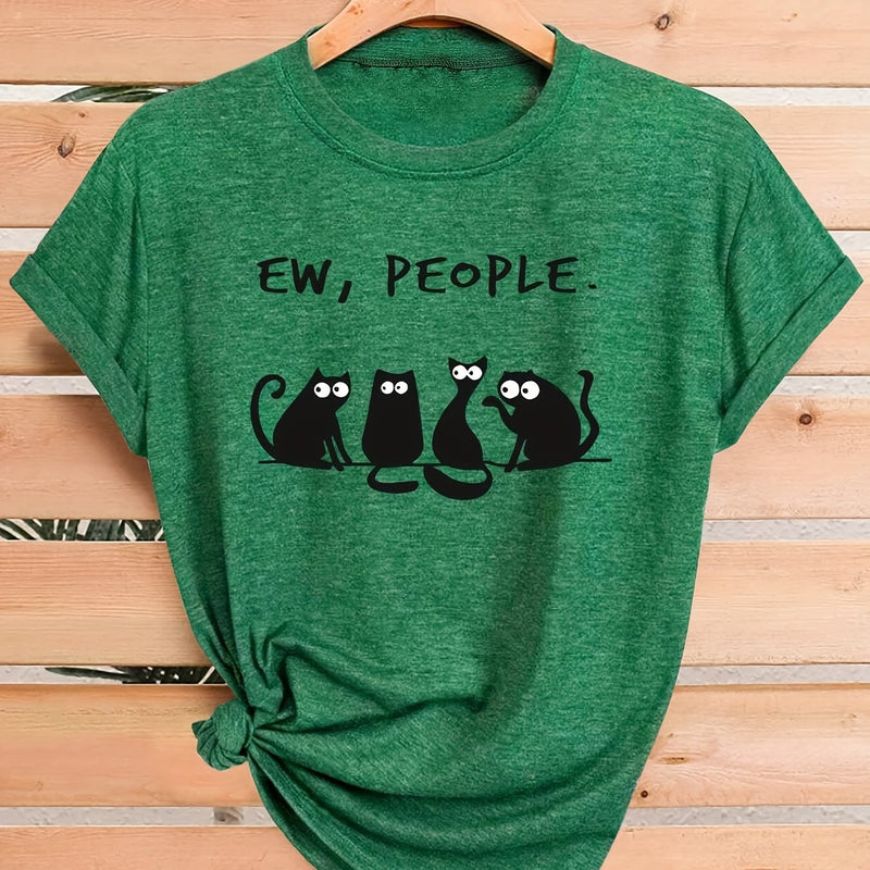 Women's Casual Short Sleeve T-Shirt.