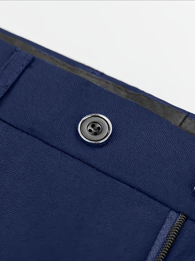 Men's 3pcs Suit Set, Blazer + Vest + Trousers.