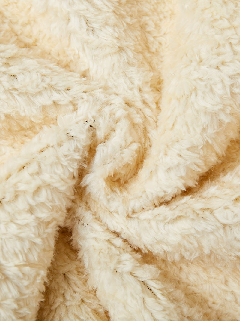 Boys Thick Plush-Lined Zip-Up Jacket + Pants Set.