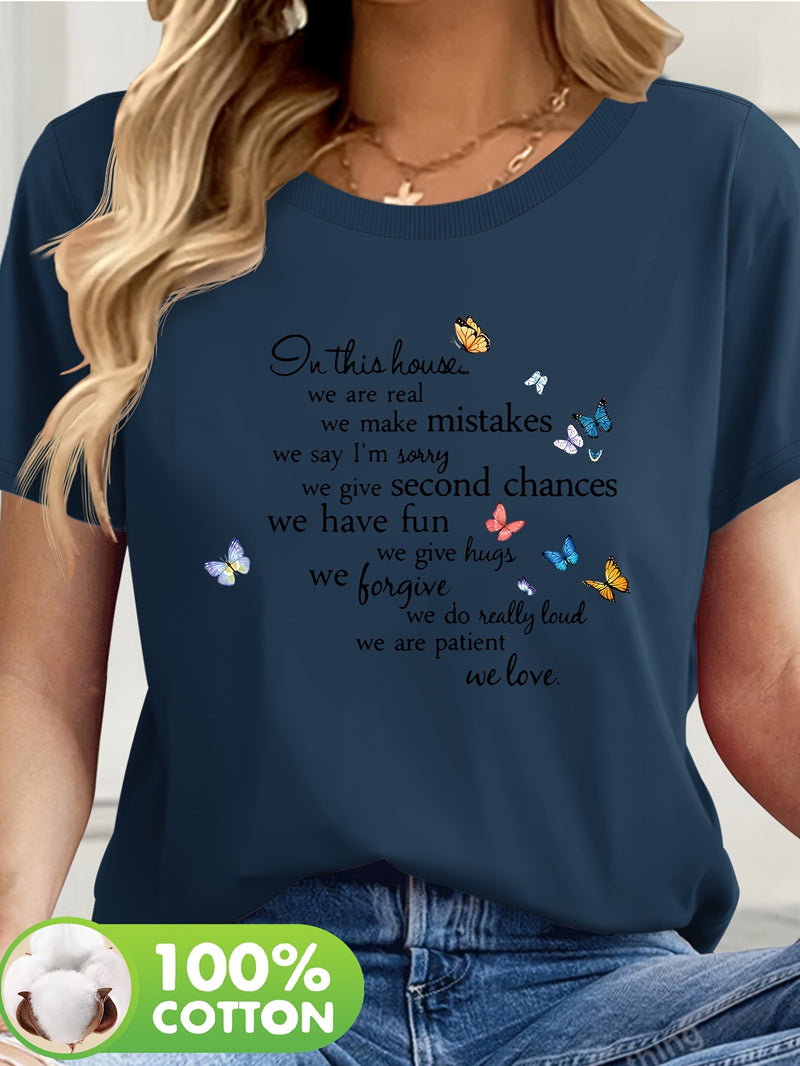 Women’s Casual Short Sleeve T-Shirt.