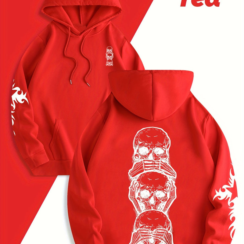 Men's New Trendy "Open-Eye" Print Sweatshirt.