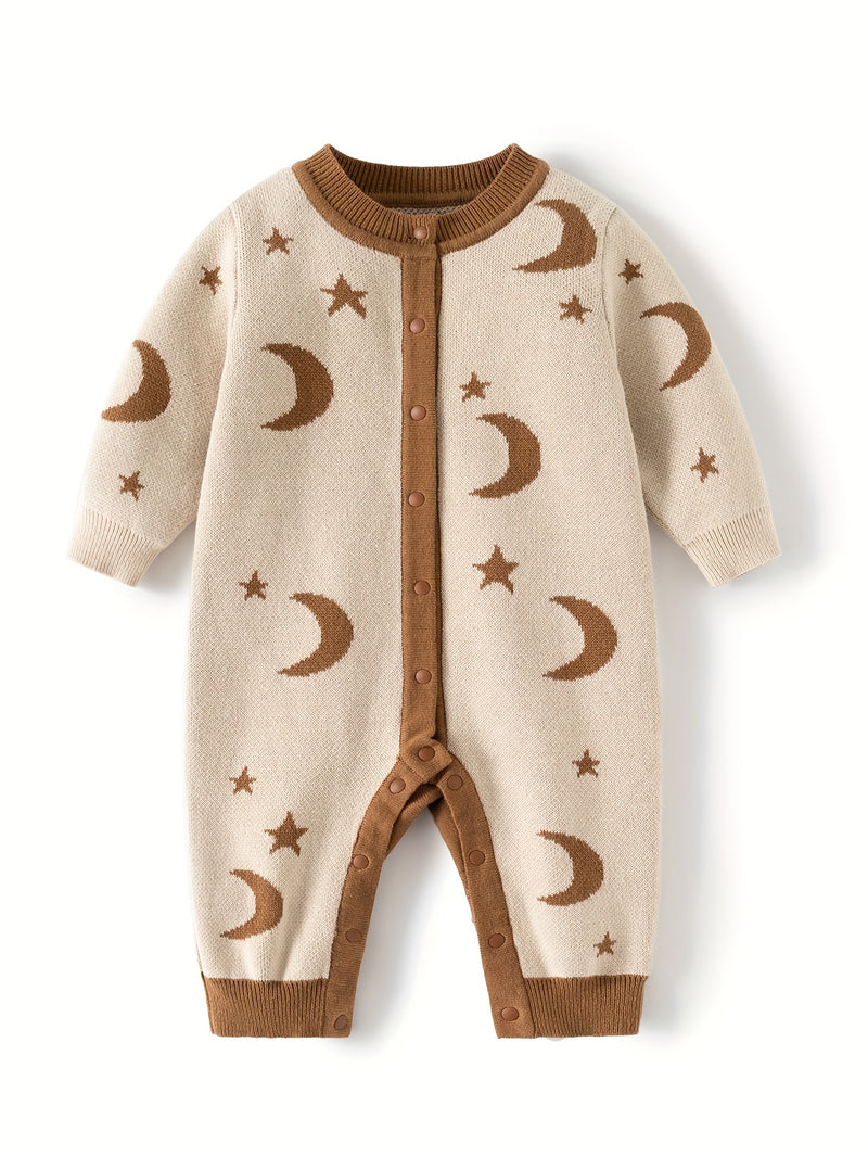 Cute Bohemian Style Children's Knitted Bodysuit Sweater.