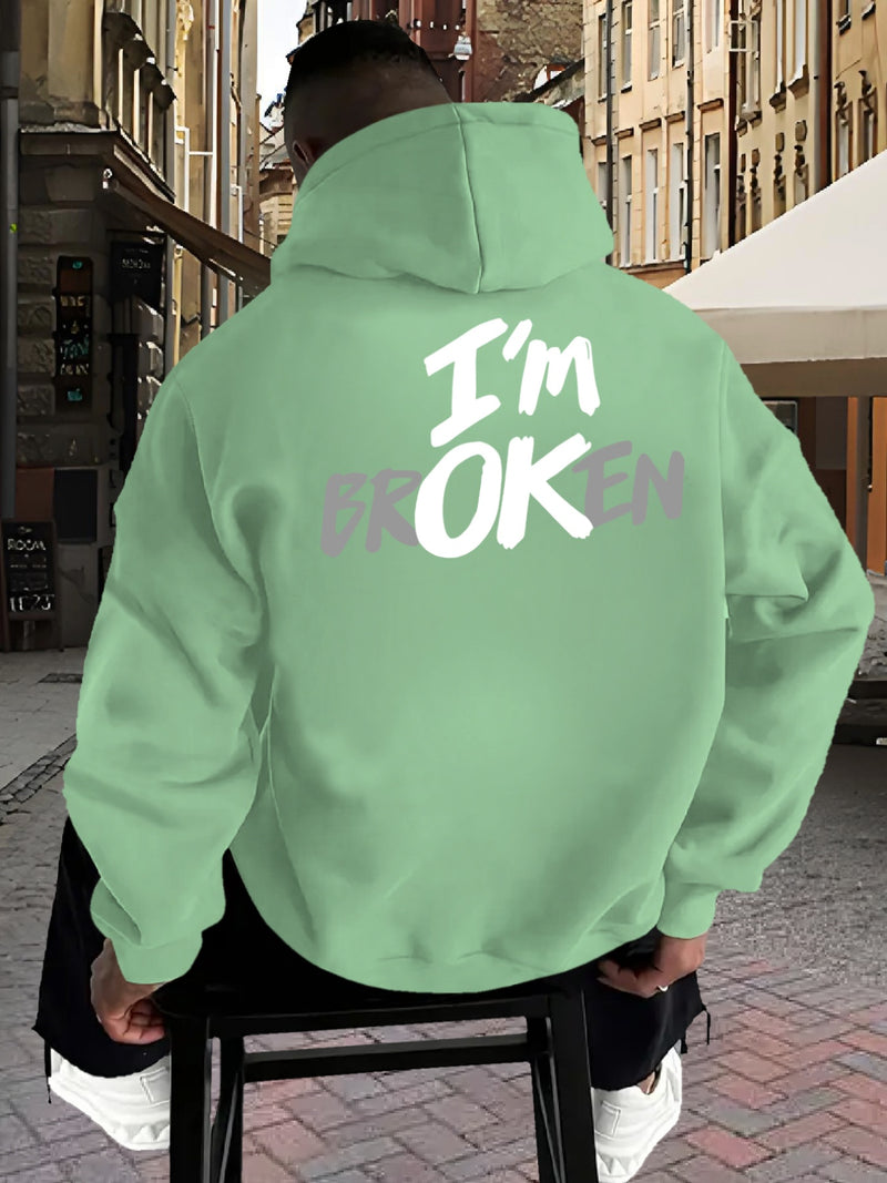 Men's Hooded Sweatshirt.