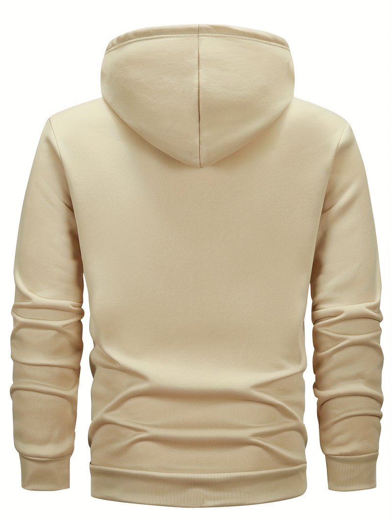 2pcs Men's Hooded Long-Sleeve Sweatshirt.