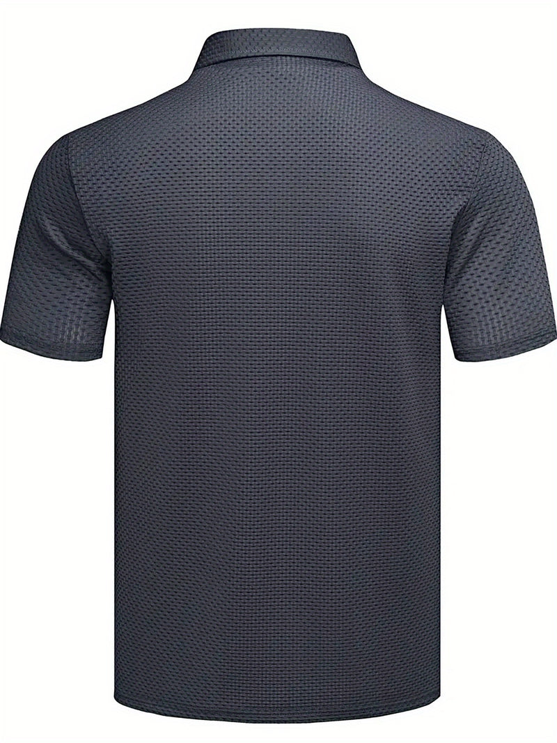 Plus Size Men's Summer Short Sleeve Shirt.