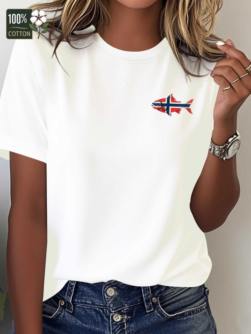Women’s Casual Short Sleeve T-Shirt.