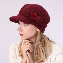 Solid Color Warm Knitted Cap Lightweight Cold