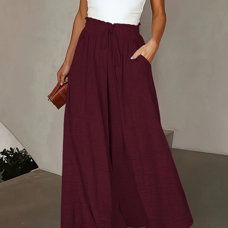 Spring And Autumn Women's Loose Long Pants.