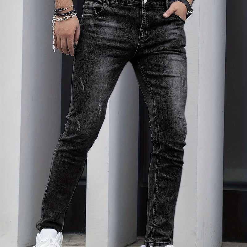 Men's Denim Slim Fit Slimming Black Stretch.