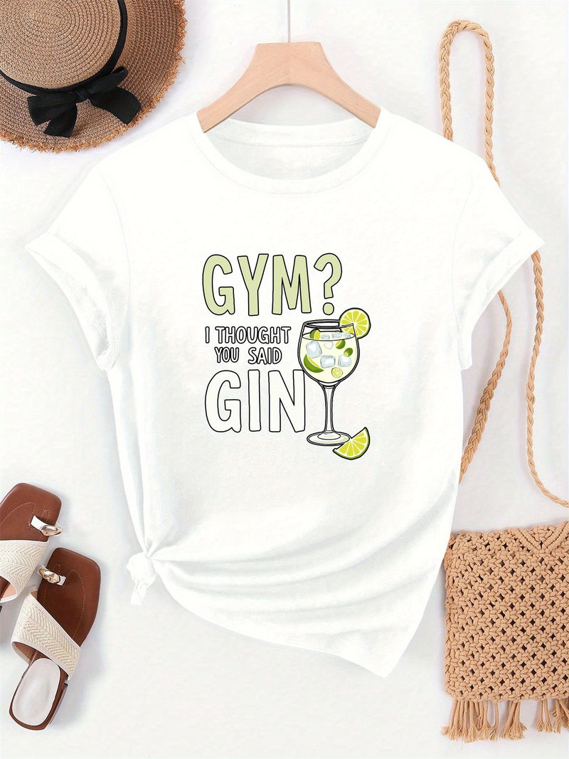 Women's Summer Casual Crew Neck Short Sleeve.