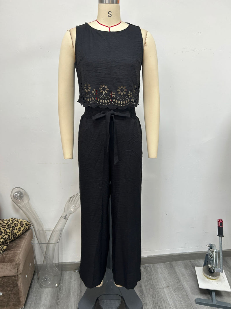 Women's Casual Pants Two-Piece Set.