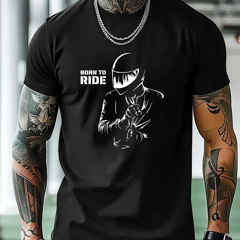 Men's Casual Round Neck Shirt for Fans.