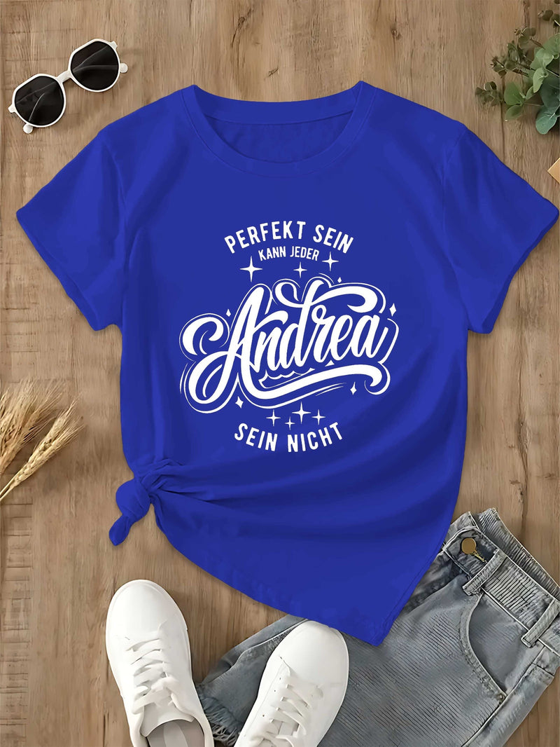 Women's German Name ANDREA T-Shirt.