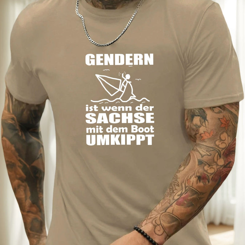 Men's Summer Casual Short-Sleeve T-Shirt.