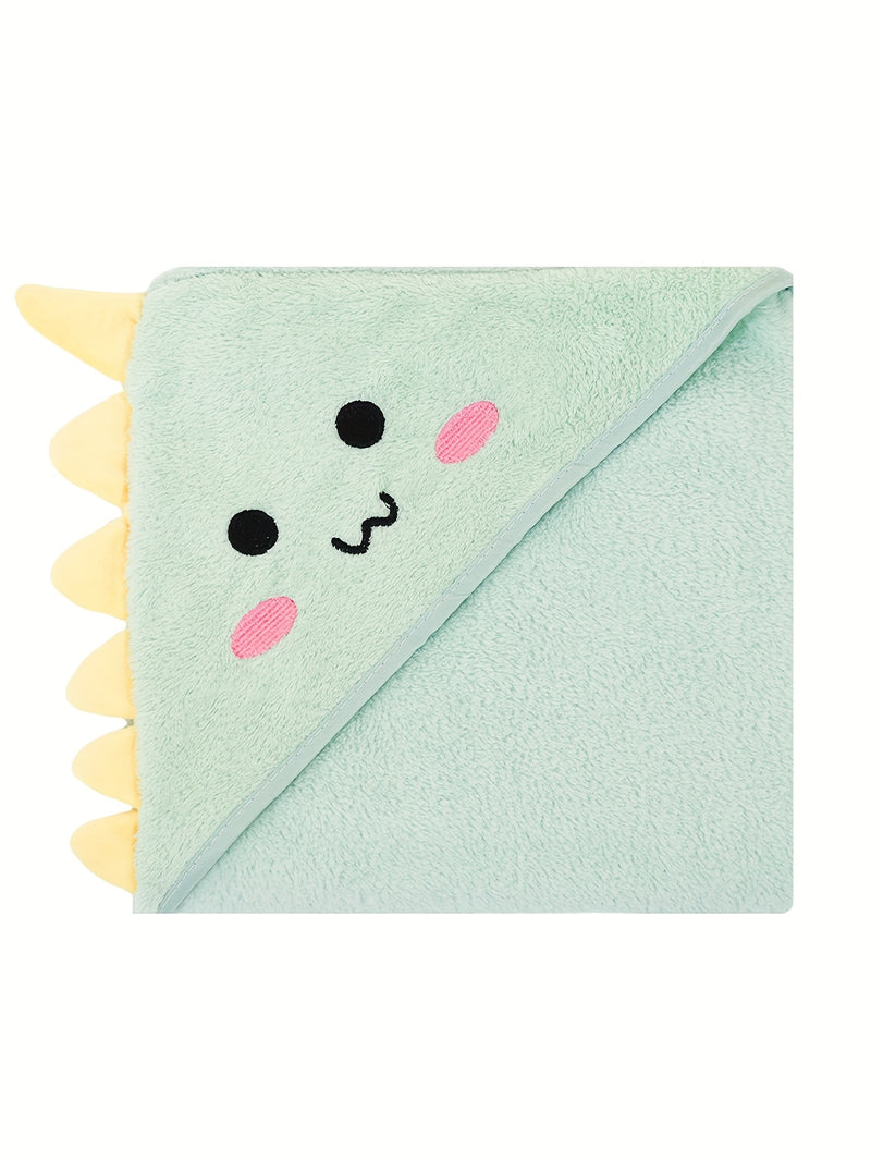 1-Pack Kids Hooded Bathrobe - Animal Cartoon Design.