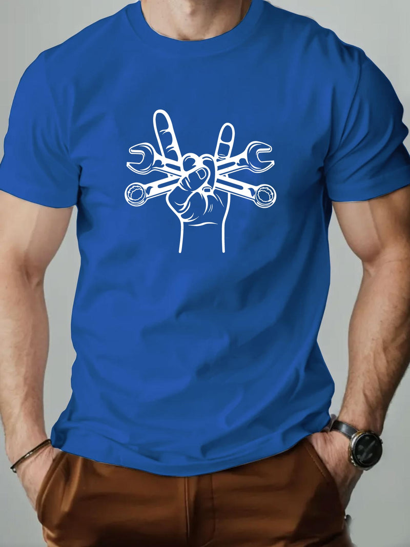 Men's Summer Casual Short-Sleeve T-Shirt.