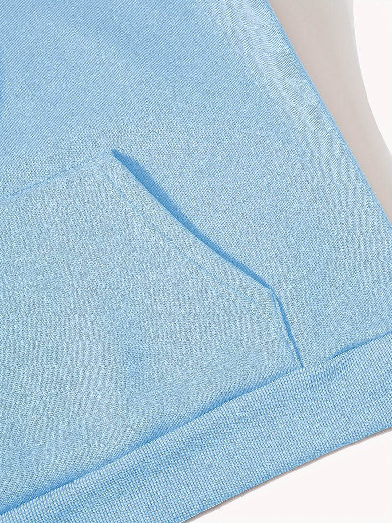 Women's casual hoodie for swear. Fall/winter style with long sleeves.