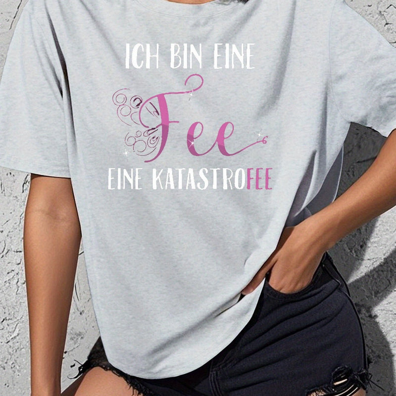 Women's Casual Crew Neck T-Shirt.