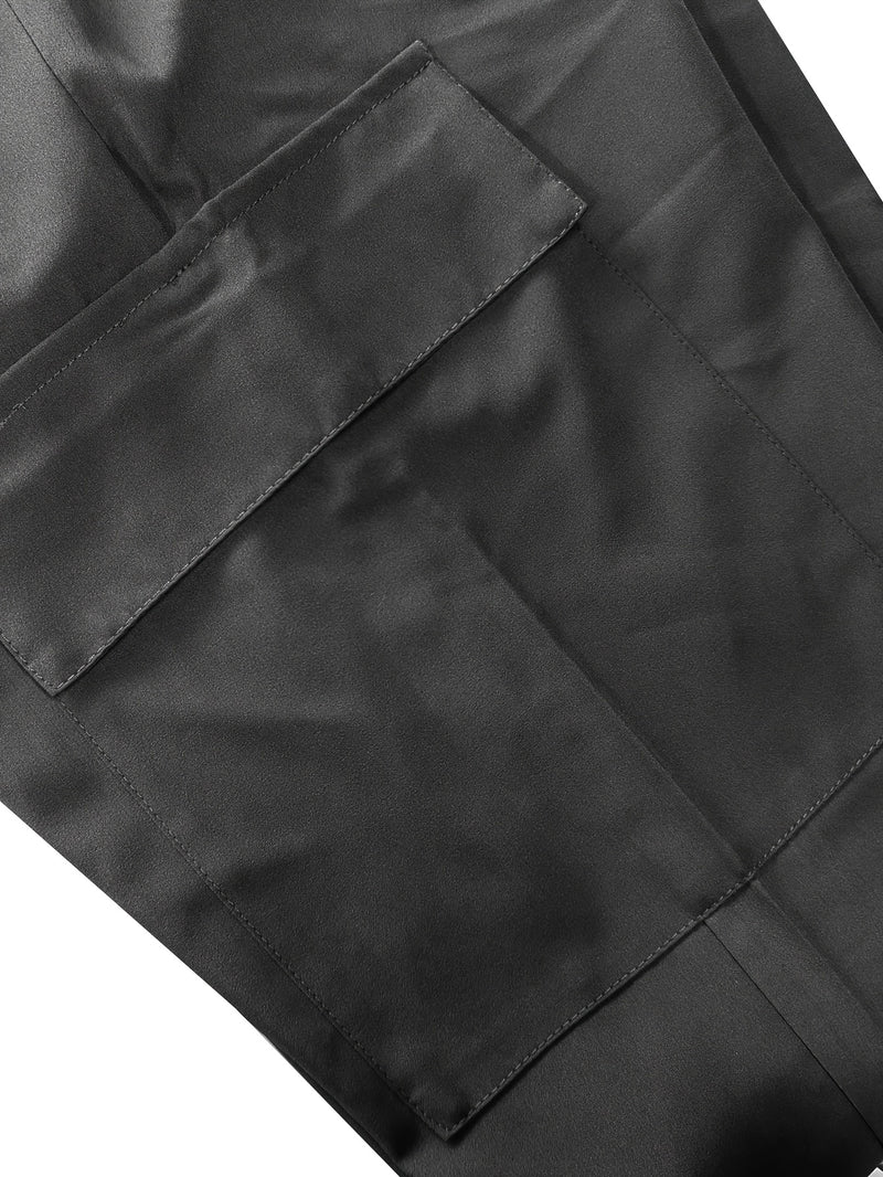 Men's Outdoor Casual Cargo Pants - Made from Polyester Fabric.
